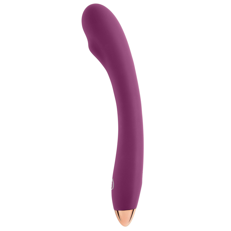 Vibrador flexible delgado para el punto G - Púrpura