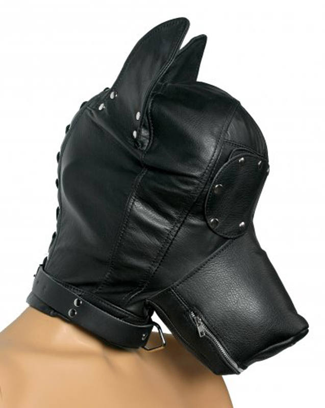 Strict Leather - Máscara de cuero cabeza de perro