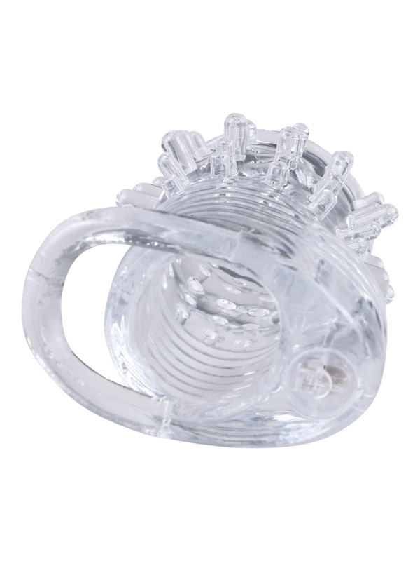 Manchette vibrante texturée et vibrante Clear Sensations 8