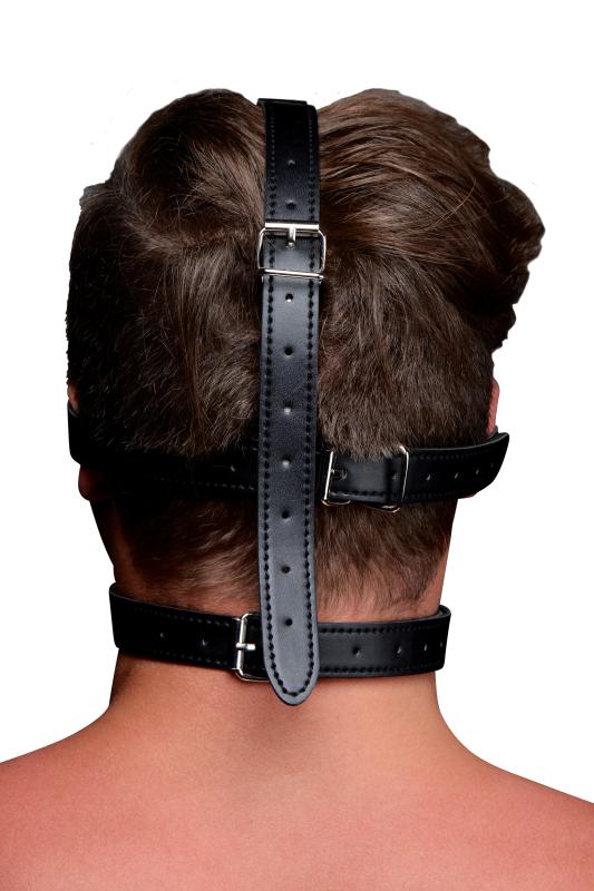 Harnais pour les yeux bandés et bâillon-boule 3