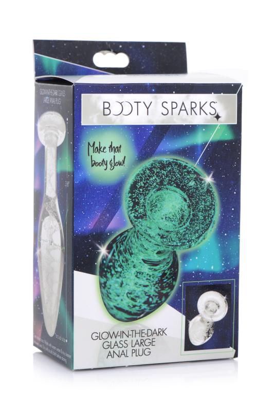 Plug anal en verre phosphorescent - Petit 7