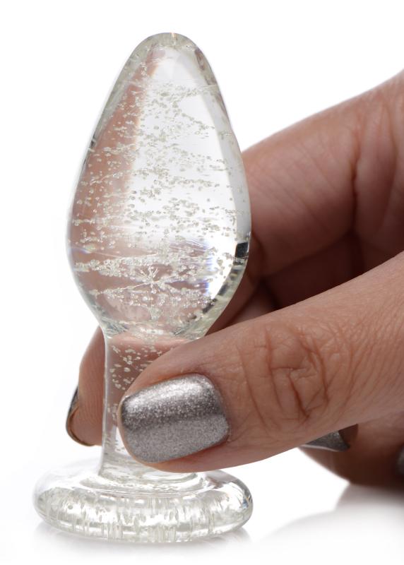 Plug anal en verre phosphorescent - Petit 5