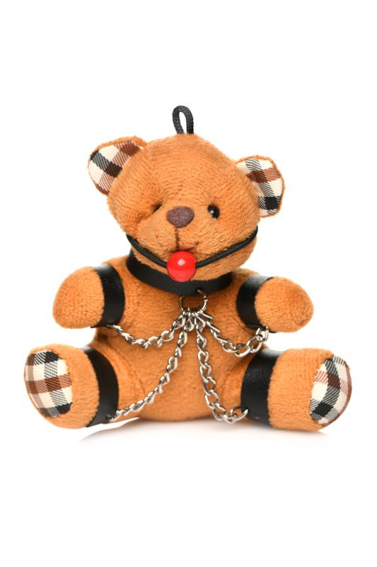 Image of Master Series - Geknebelter Teddybär Schlüsselanhänger