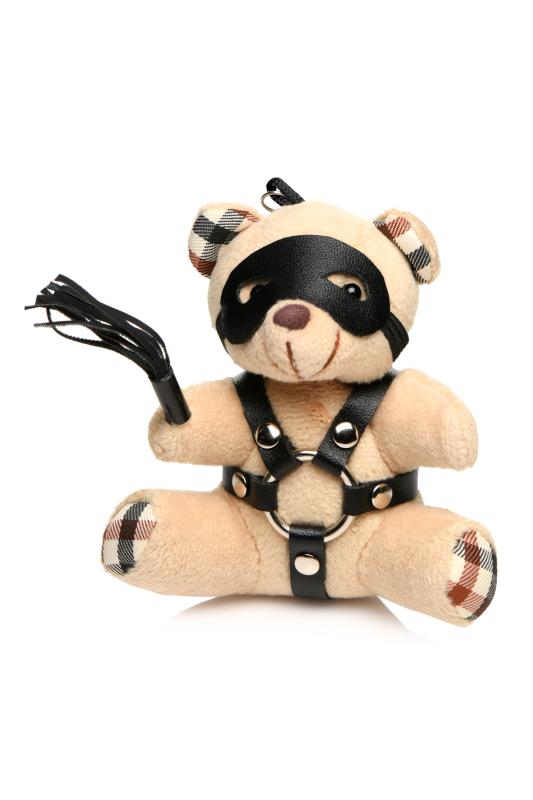 Image of Geknebelter Teddybär Schlüsselanhänger