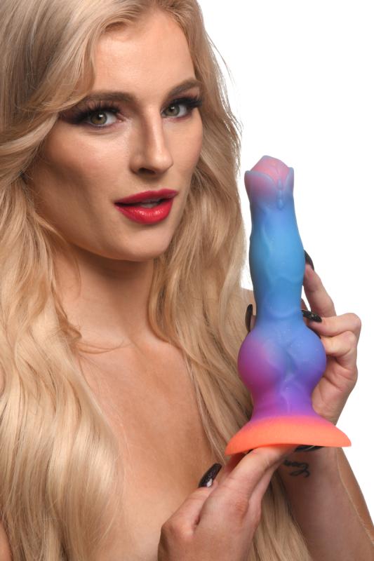 Dildo Alien en Silicone qui Brille dans le Noir 6