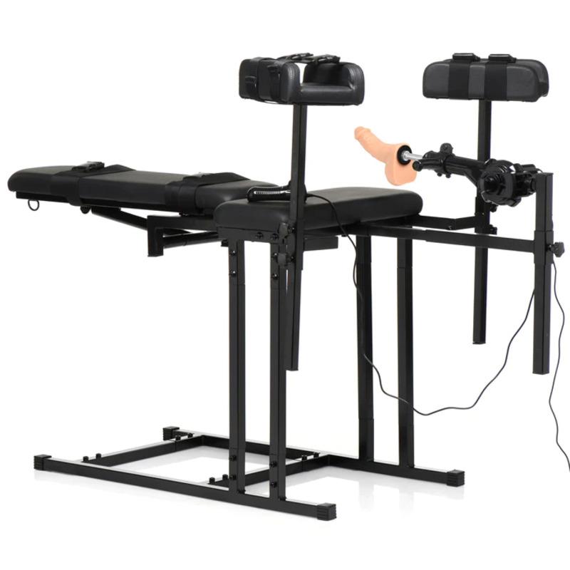 Chaise d'obéissance avec machine à sexe 4