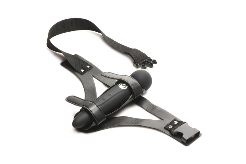 XR Brands - Thunder Strap Wand Oberschenkel-Harness - Schwarz