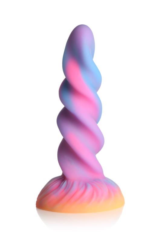 XR Brands Glow-in-the-Dark Eenhoorn Dildo