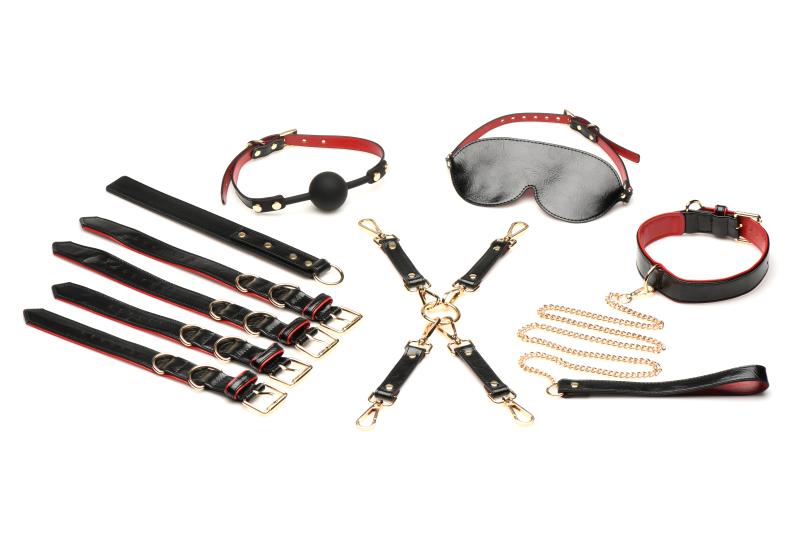 XR Brands - Lover%27s Luxe Bondage Set - Schwarz