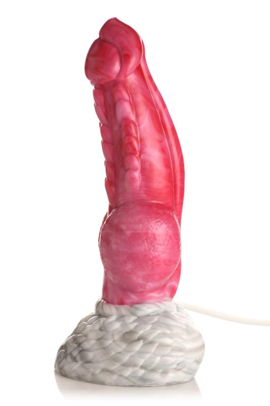 - Resurrector Phoenix Gode en Silicone Éjaculateur - Rouge/Blanc 5