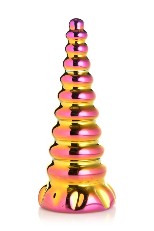 XR Brands - Twilight Regenbogen Glas Dildo