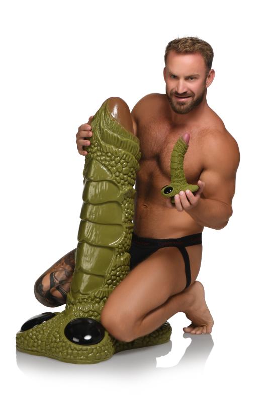 - Géant Dildo Monstre des Marais Écailleux - Vert 3
