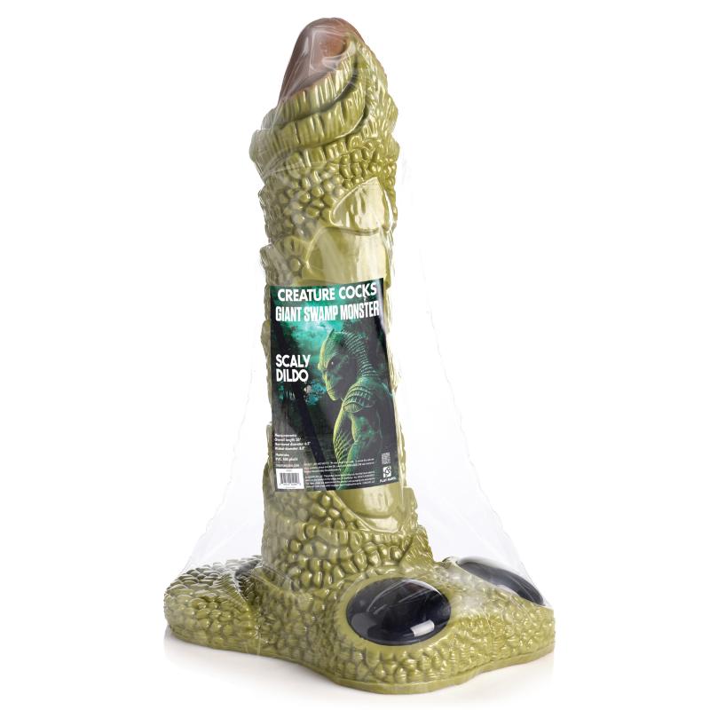 - Géant Dildo Monstre des Marais Écailleux - Vert 2