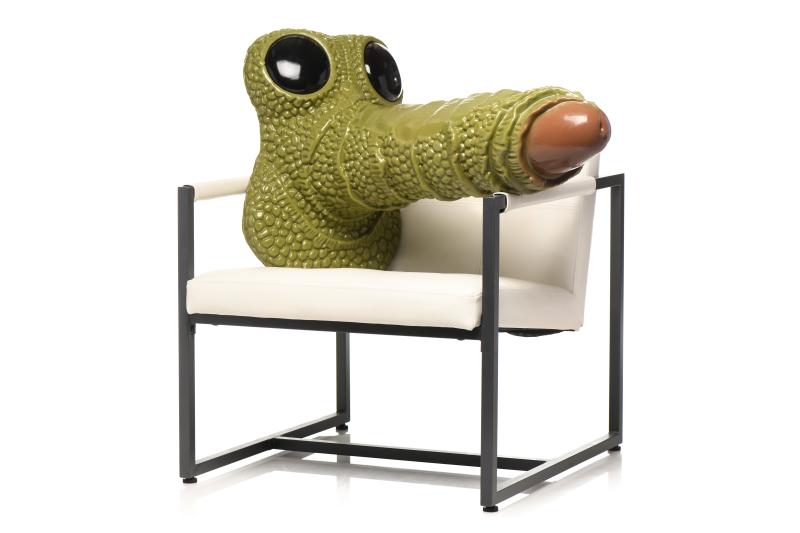 - Géant Dildo Monstre des Marais Écailleux - Vert 4