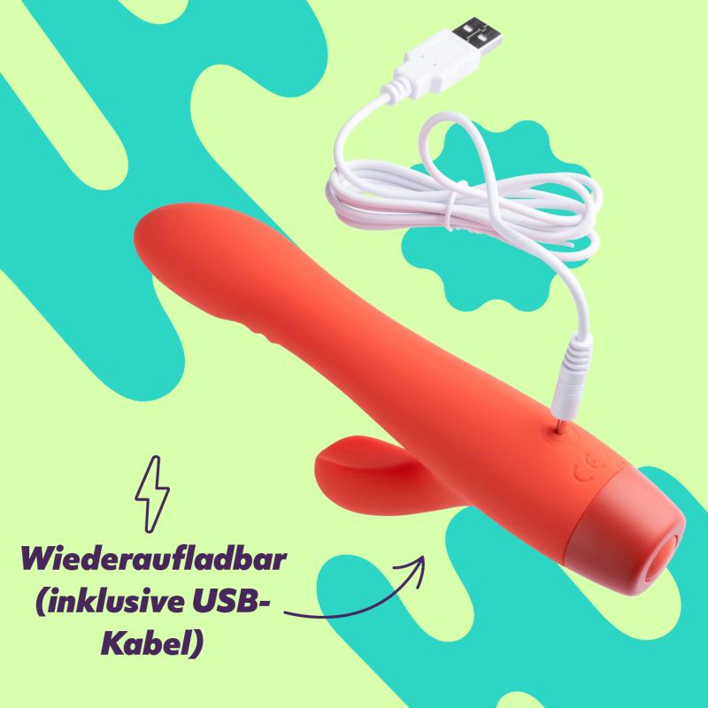 Thumbnail - AMORELIE Joy »Shake« Rabbit-Vibrator