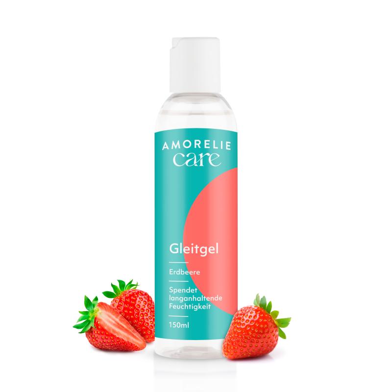 AMORELIE Care »Gleitgel Erdbeere« – 150 ml