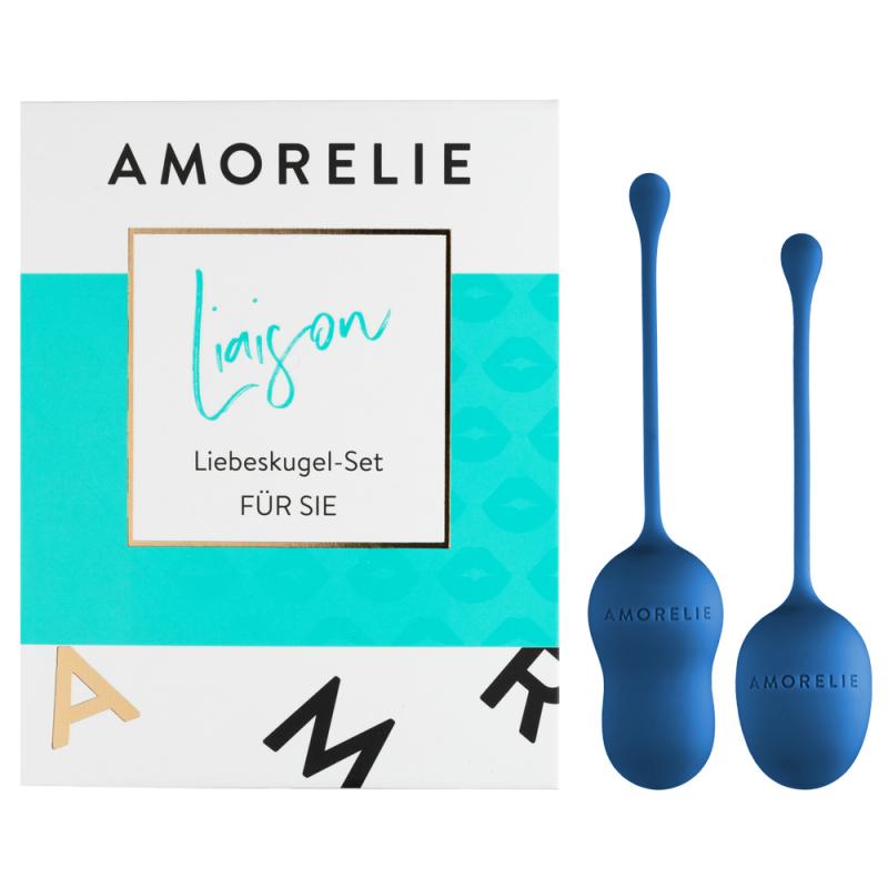 Image of AMORELIE Originals »Liaison 2.0« Blau Liebeskugel-Set