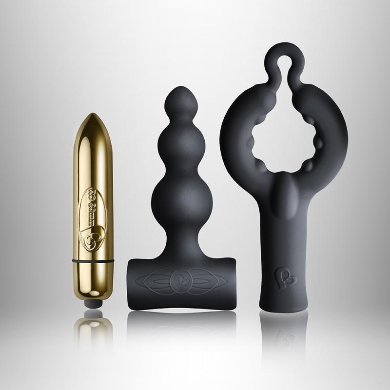 Image of Rocks Off »Be Mine - Black Silhouette« 3-in-1-Vibrator