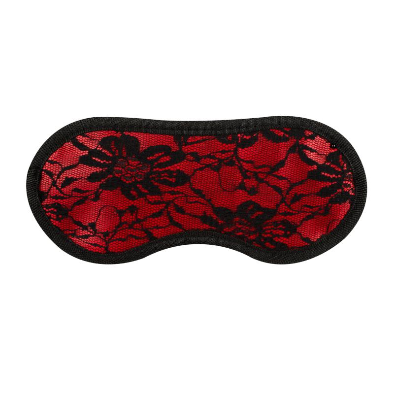 - Lace & Leather Look - Set Bondage 8 Pièces - Rouge 5