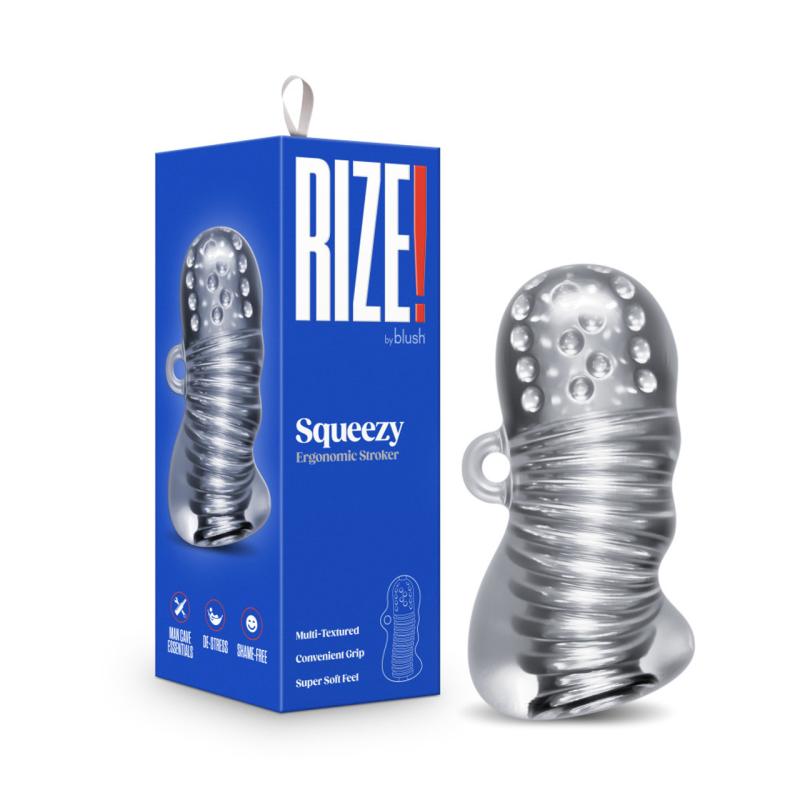 Image of Rize - Squeezy Masturbator - Transparent