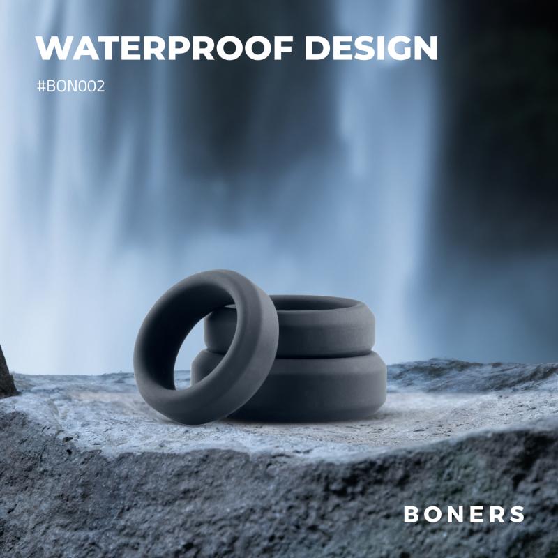 - Kit de 3 anneaux péniens (plats) - Silicone 5