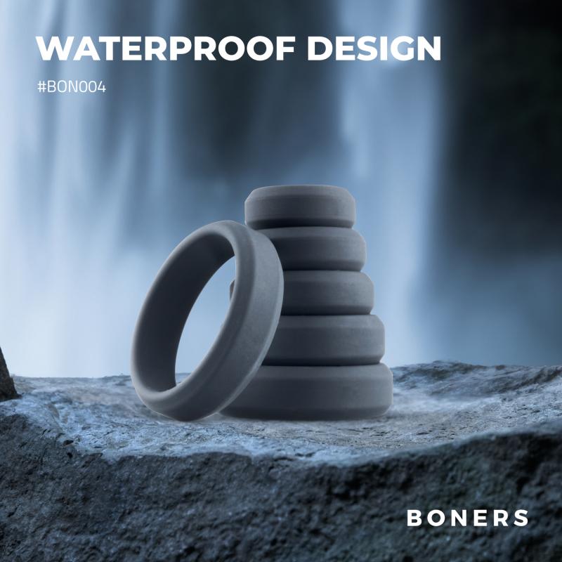 - Lot de 6 anneaux péniens/testiculaires - Silicone 4