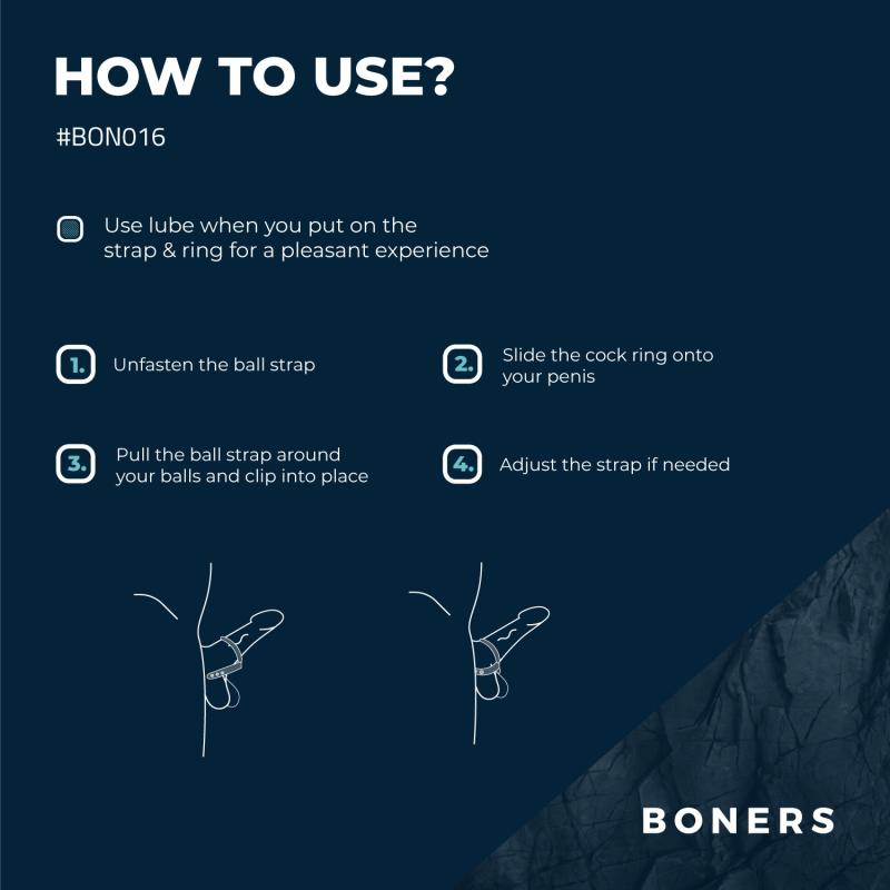 Sangle de pénis et testicules - L 3
