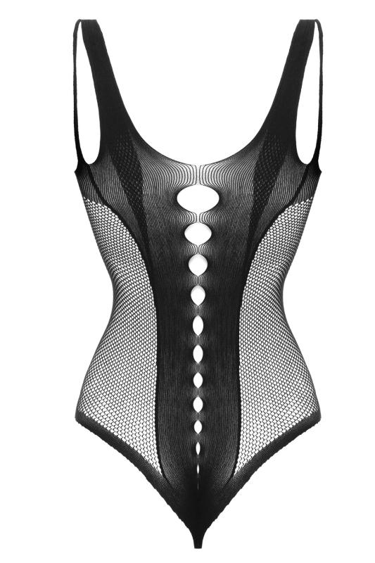 Body avec entrejambe ouverte  Leana - Noir 5