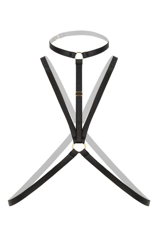 Harnais à lanières Bralette Secret Love - noir 5