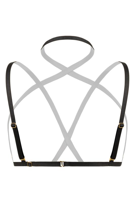 Harnais à lanières Bralette Fia - Noir 5