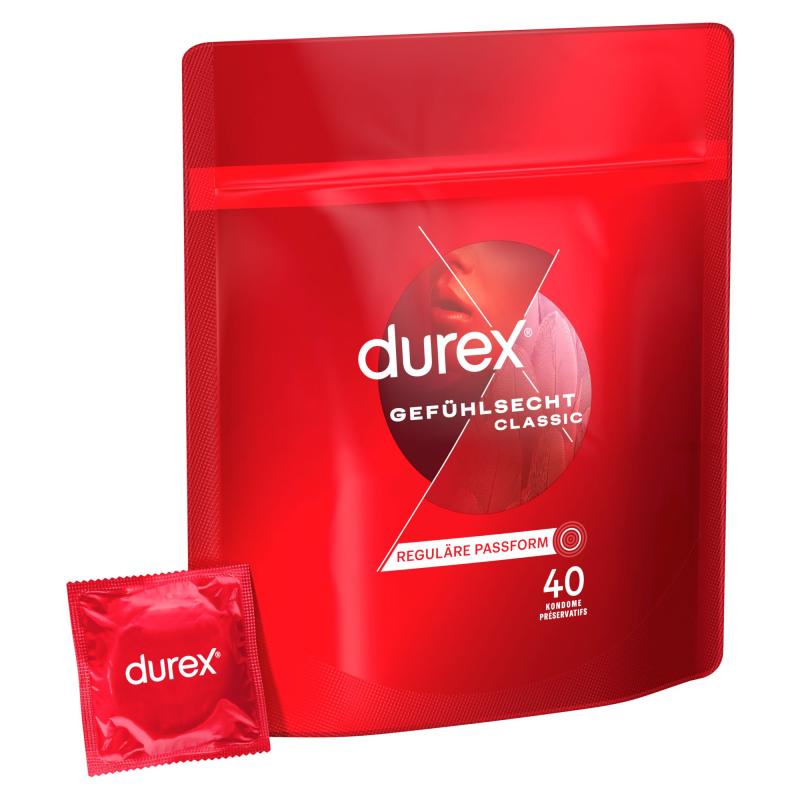 Image of Durex Gefühlsecht Kondome - 40 Kondome