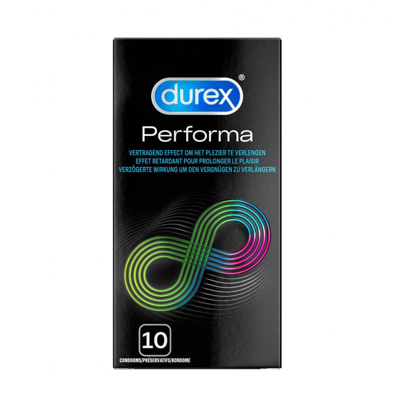 Preservativos Performa de Durex - 10 preservativos