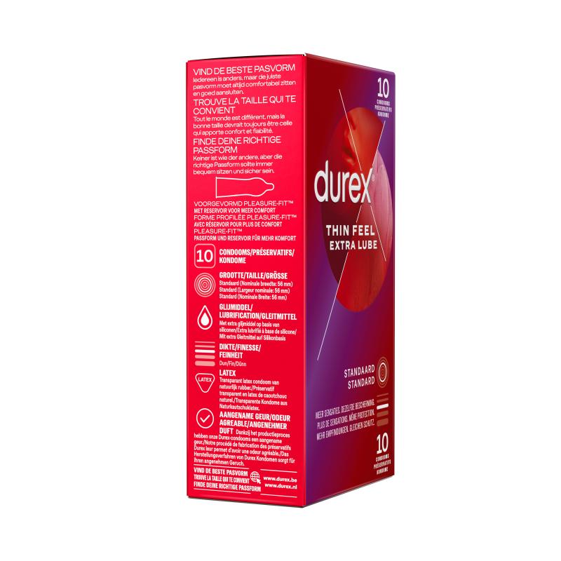 Lubrifiant Thin Feel Extra - 10 préservatifs 2