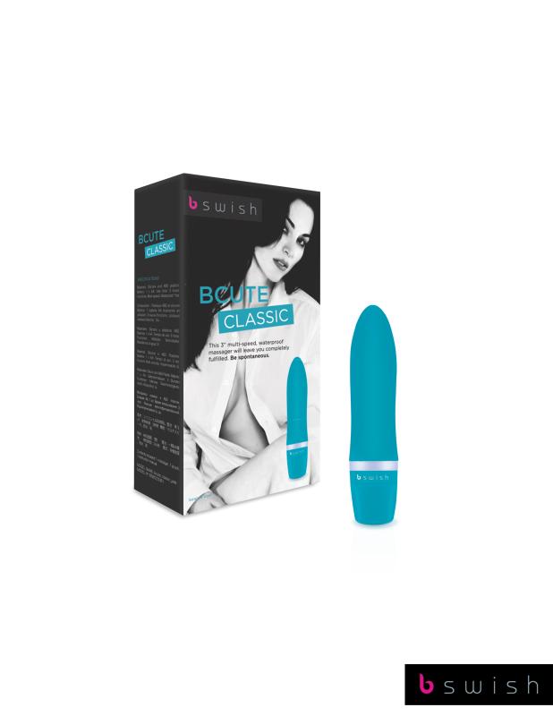 – BCUTE CLASSIC Vibromasseur – Turquoise 2
