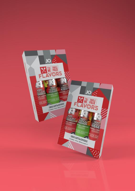 JO – Coffret de Lubrifiants Aromatisés – 3 x 30 ml 3