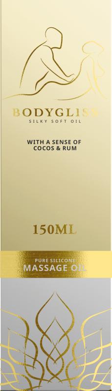 Image of BodyGliss - Massageöl und Gleitmittel in 1 Kokosnuss & Rum - 150 ml