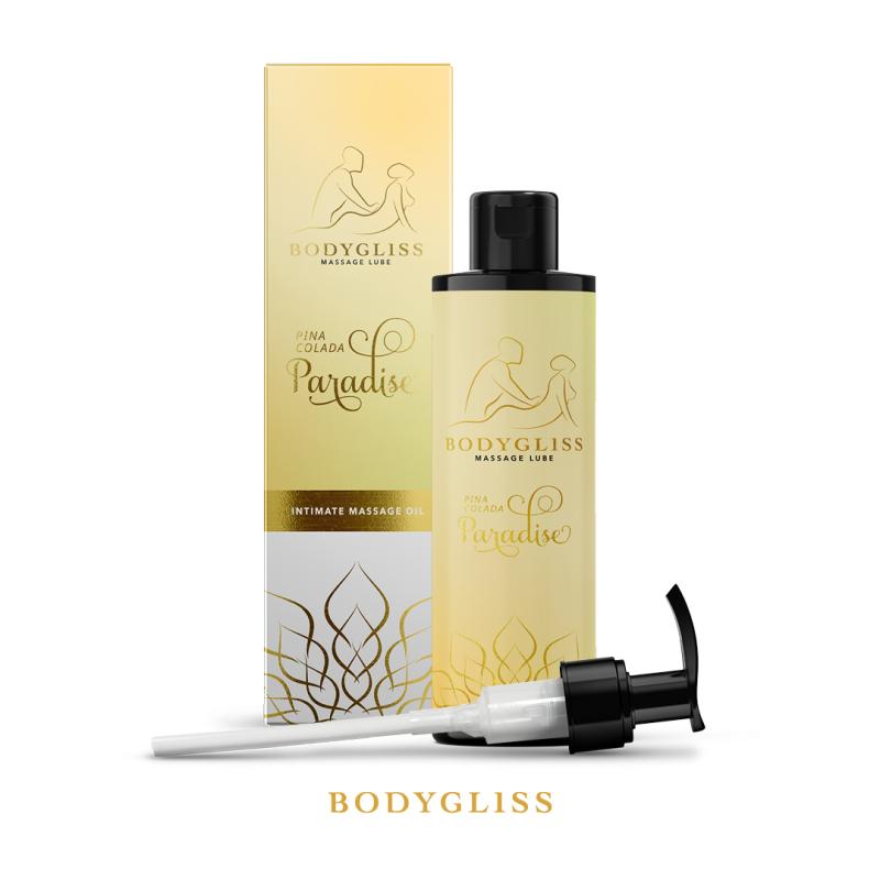 Bodygliss - Lubricante Y Aceite Para Masajes En 1 Coconut &Amp; Rum - 150 Ml En Oferta Bodygliss - Aceite De Masaje Y Lubricante En Uno Pina Colada - 150 Ml