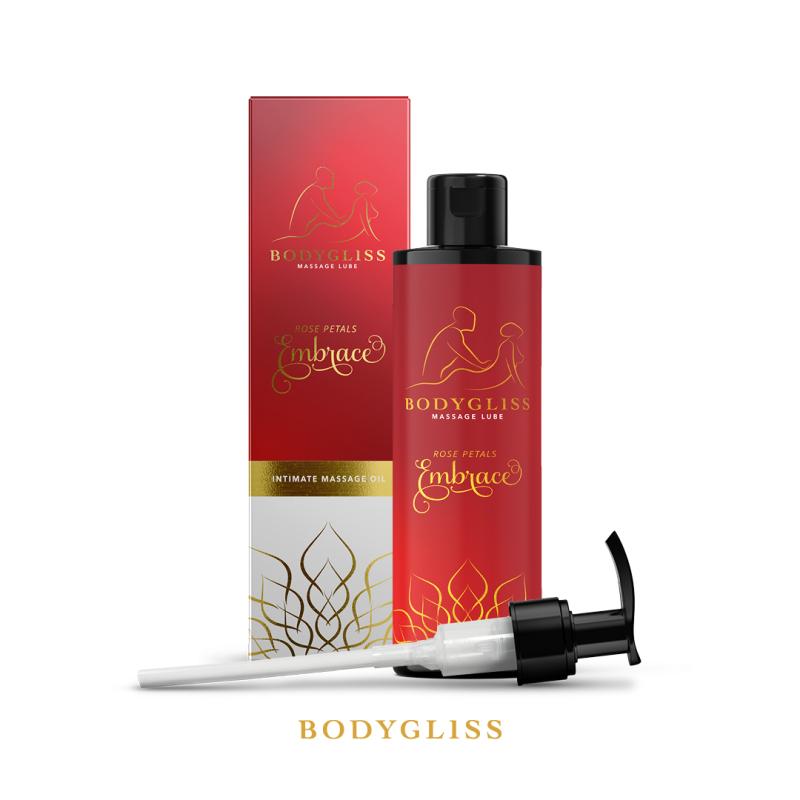 Bodygliss - Lubricante Y Aceite Para Masajes En 1 Rose Petals - 150 Ml En Oferta Bodygliss - Lubricante Y Aceite Para Masajes En 1 Rose Petals - 150 Ml