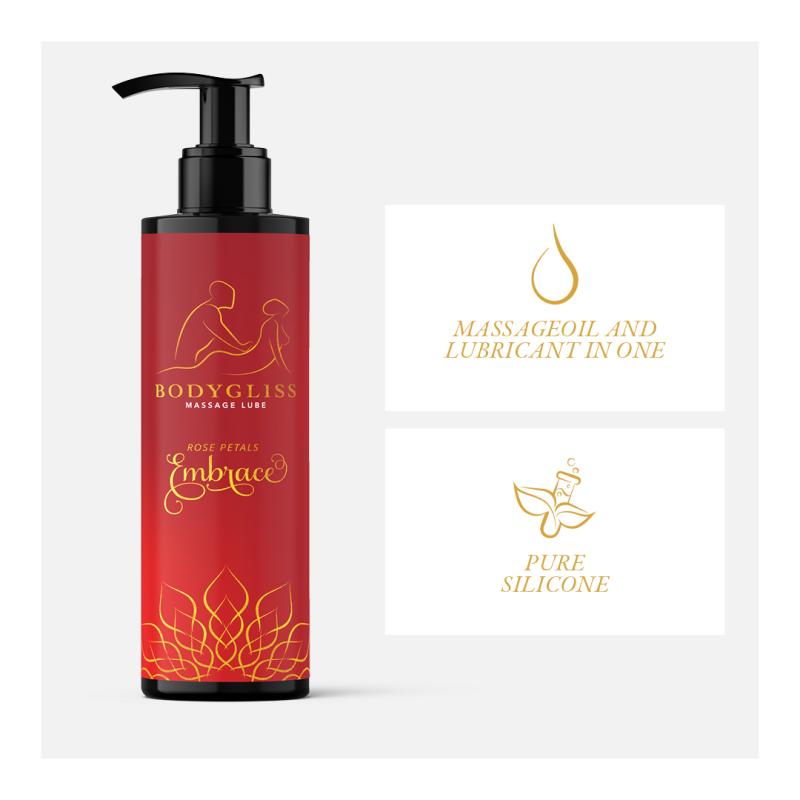 - Huile de massage et lubrifiant aux pétales de rose - 150 ml 7