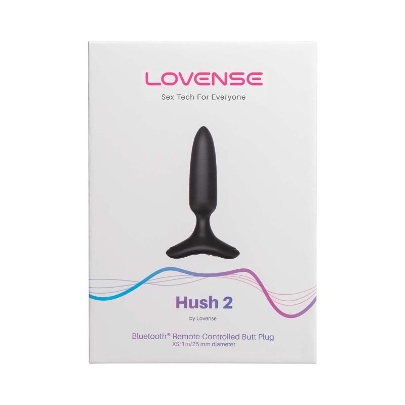 - Hush 2 Plug Anal Vibrant Avec Application - Noir 9