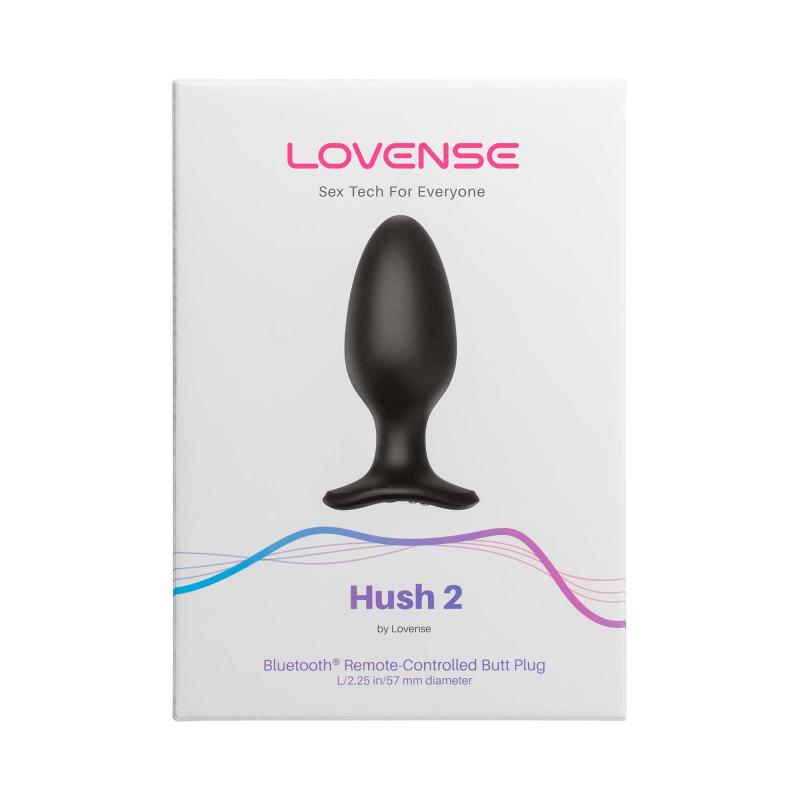 - Hush 2 Plug Anal Vibrant Avec Application - Noir 8