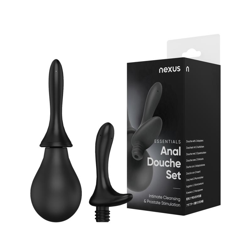 - Kit de poire à lavement avec deux embouts en silicone 4