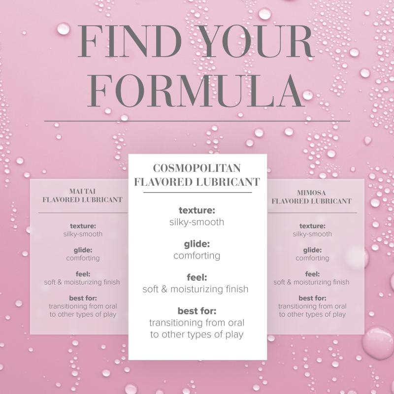 JO - Lubrifiant H2O Cocktails Cosmopolitan - 60 ml 5