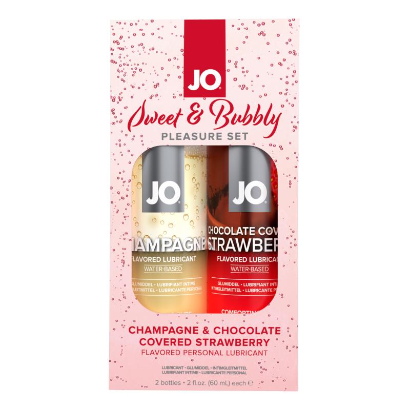Image of System JO - Sweet & Bubbly Set Champagner & schokoladenüberzogene Erdbeere