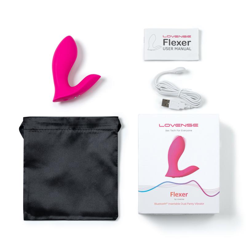- Flexer Vibromasseur double insérable pour culotte 8