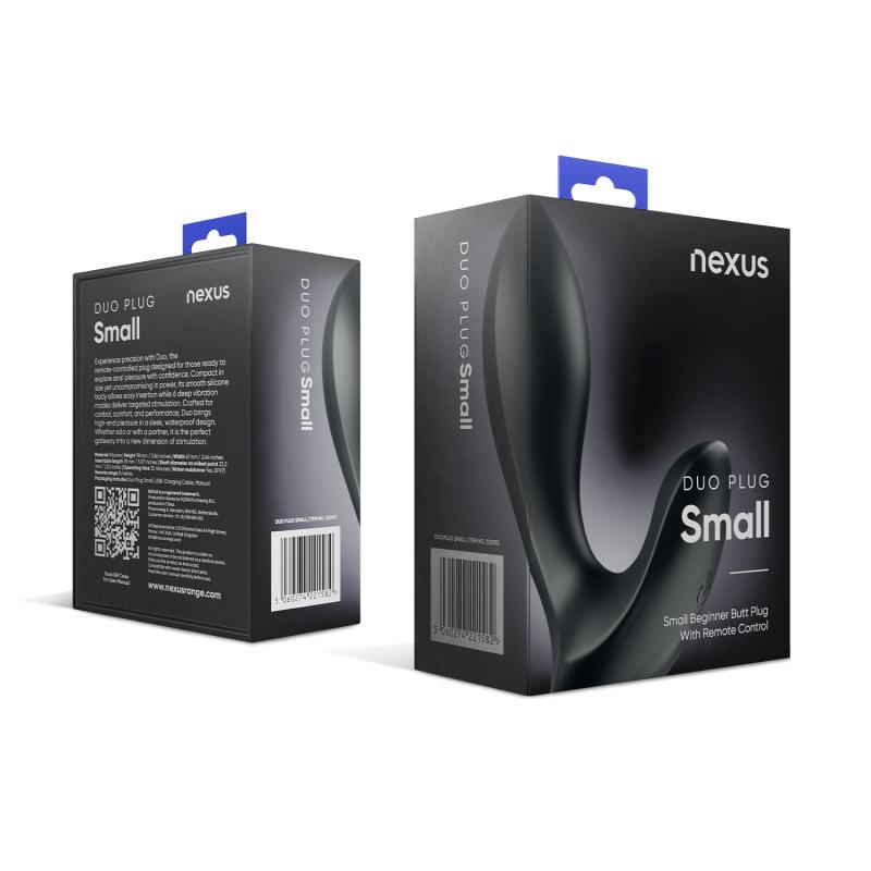 - Duo Butt Plug Petit- Noir 6