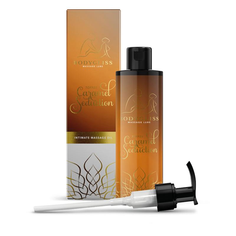 BodyGliss - Huile de Massage et Lubrifiant en 1 Toffee Caramel - 150 ml