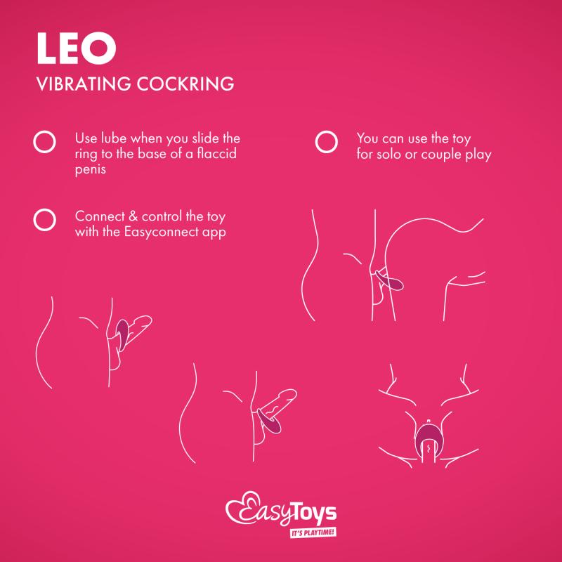 - Cockring vibrant Leo contrôlé par application 4