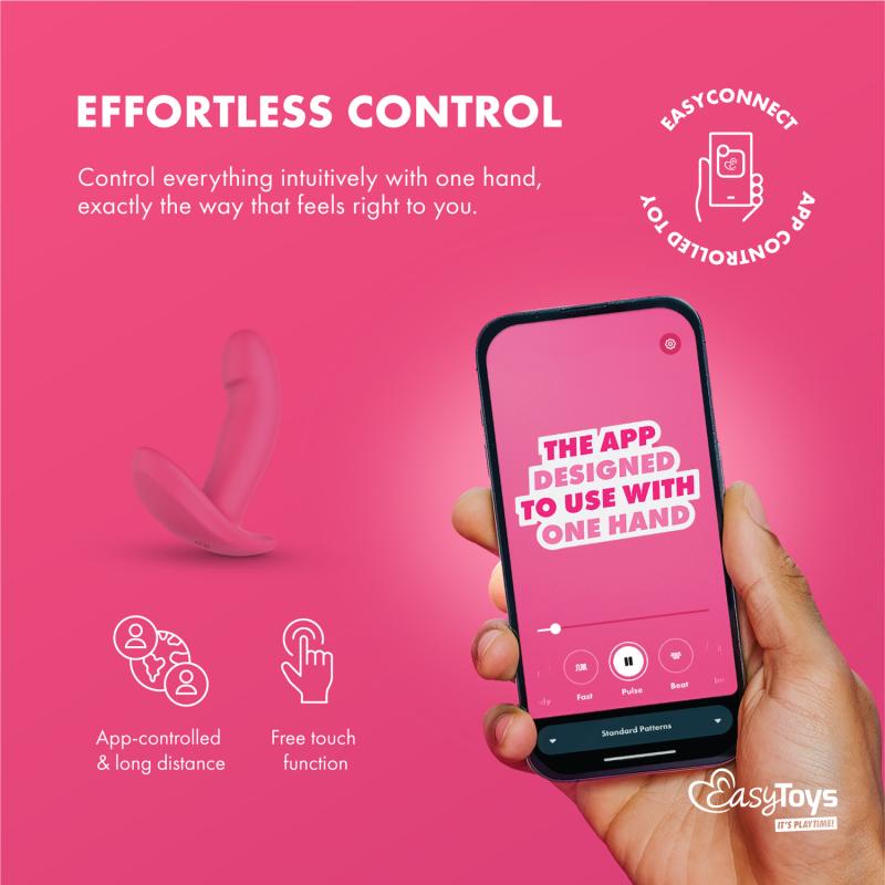 - Vibromasseur portable Ivy contrôlé par application 2