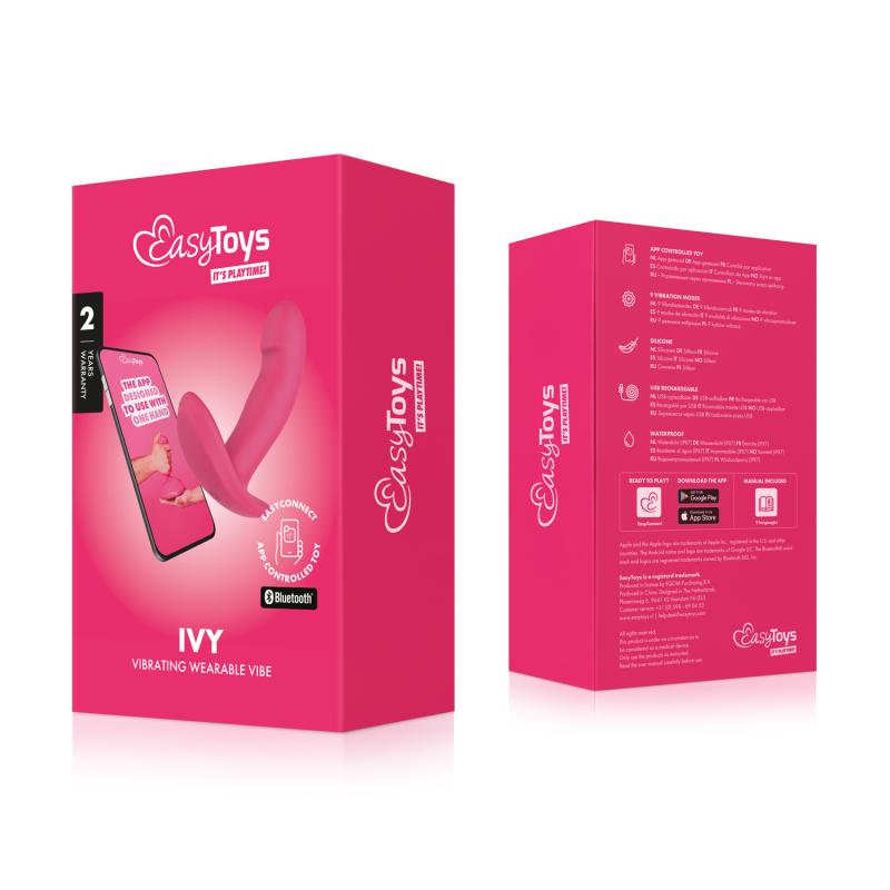 - Vibromasseur portable Ivy contrôlé par application 2